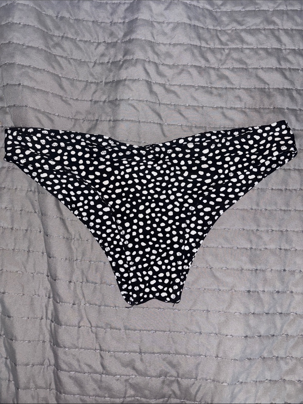 Blackbough Black and White Polka Dot Bikini Bottoms